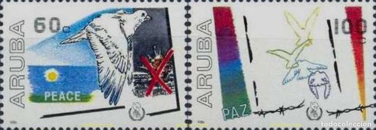 Sellos: 32298 MNH ARUBA 1986 A&Ntilde;O INTERNACIONAL DE LA PAZ