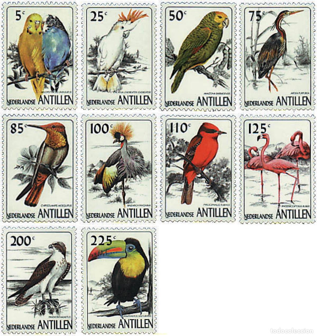 Sellos: 31983 MNH ANTILLAS HOLANDESAS 1997 AVES