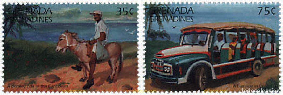 Sellos: 46849 MNH GRANADA GRANADINAS 1995 TRANSPORTE LOCAL