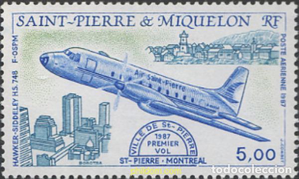 Sellos: 602408 MNH SAN PEDRO Y MIQUELON 1987 AVIACION