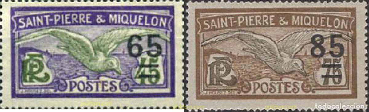 Sellos: 647197 HINGED SAN PEDRO Y MIQUELON 1924 MOTIVOS VARIOS