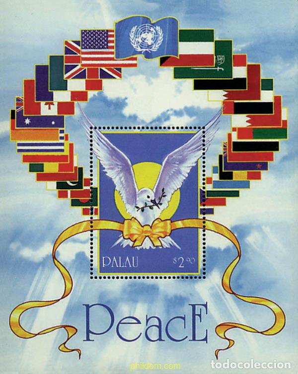 Sellos: 44915 MNH PALAU 1991 PAZ EN EL PROXIMO ORIENTE