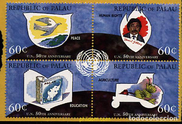 Sellos: 6890 MNH PALAU 1995 50 ANIVERSARIO DE LA ONU