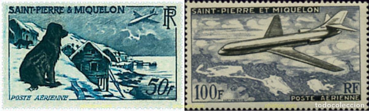 Sellos: 50657 MNH SAN PEDRO Y MIQUELON 1957 MOTIVOS VARIOS