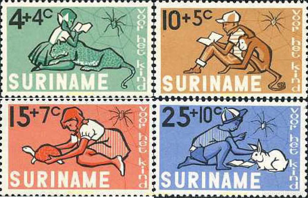 Sellos: 29580 MNH SURINAM 1965 PRO INFANCIA