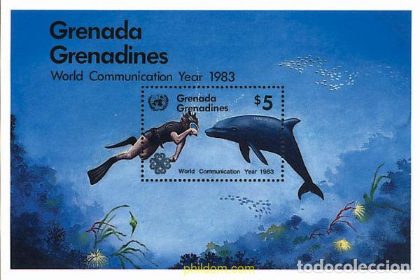 Sellos: 37596 MNH GRANADA GRANADINAS 1983 A&Ntilde;O MUNDIAL DE LAS COMUNICACIONES