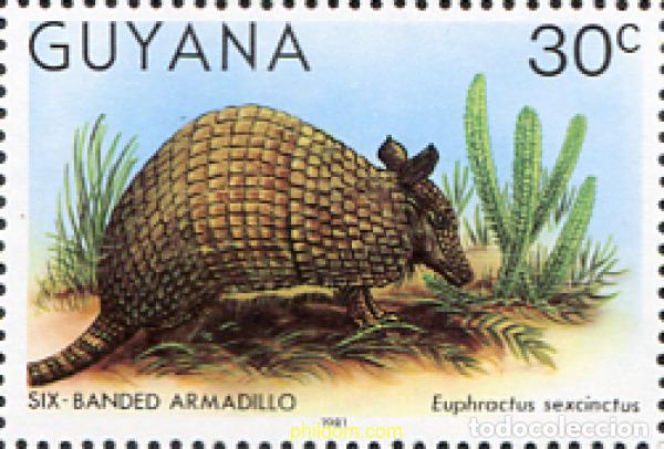 Sellos: 321322 MNH GUYANA 1981 MAMIFEROS