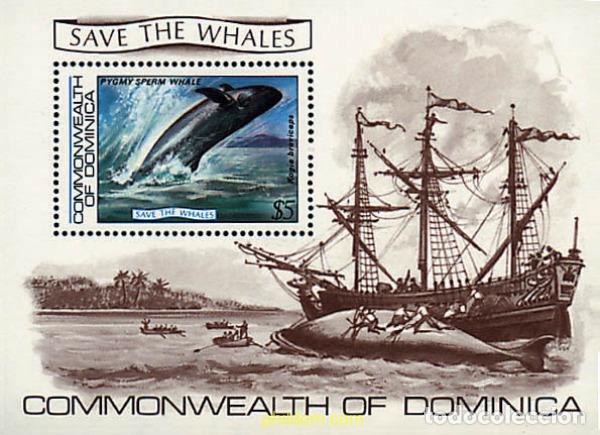 Sellos: 40643 MNH DOMINICA 1983 MAMIFEROS MARINOS