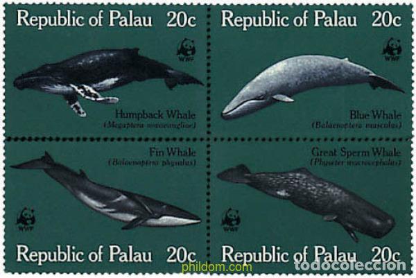 Sellos: 5203 MNH PALAU 1983 PROTECCION DE LAS BALLENAS