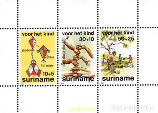 Sellos: 29260 MNH SURINAM 1984 PRO INFANCIA