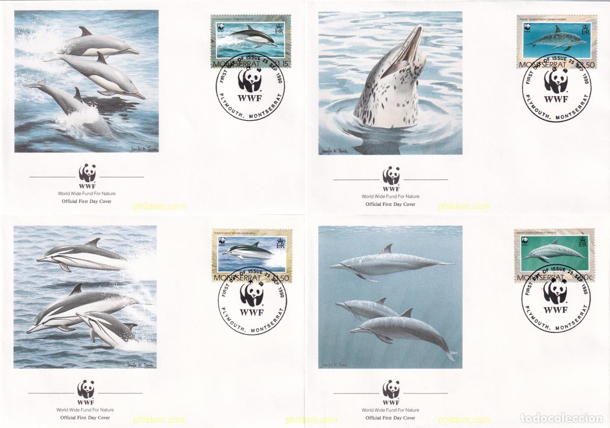 Sellos: 183327 MNH MONTSERRAT 1990 DELFINES