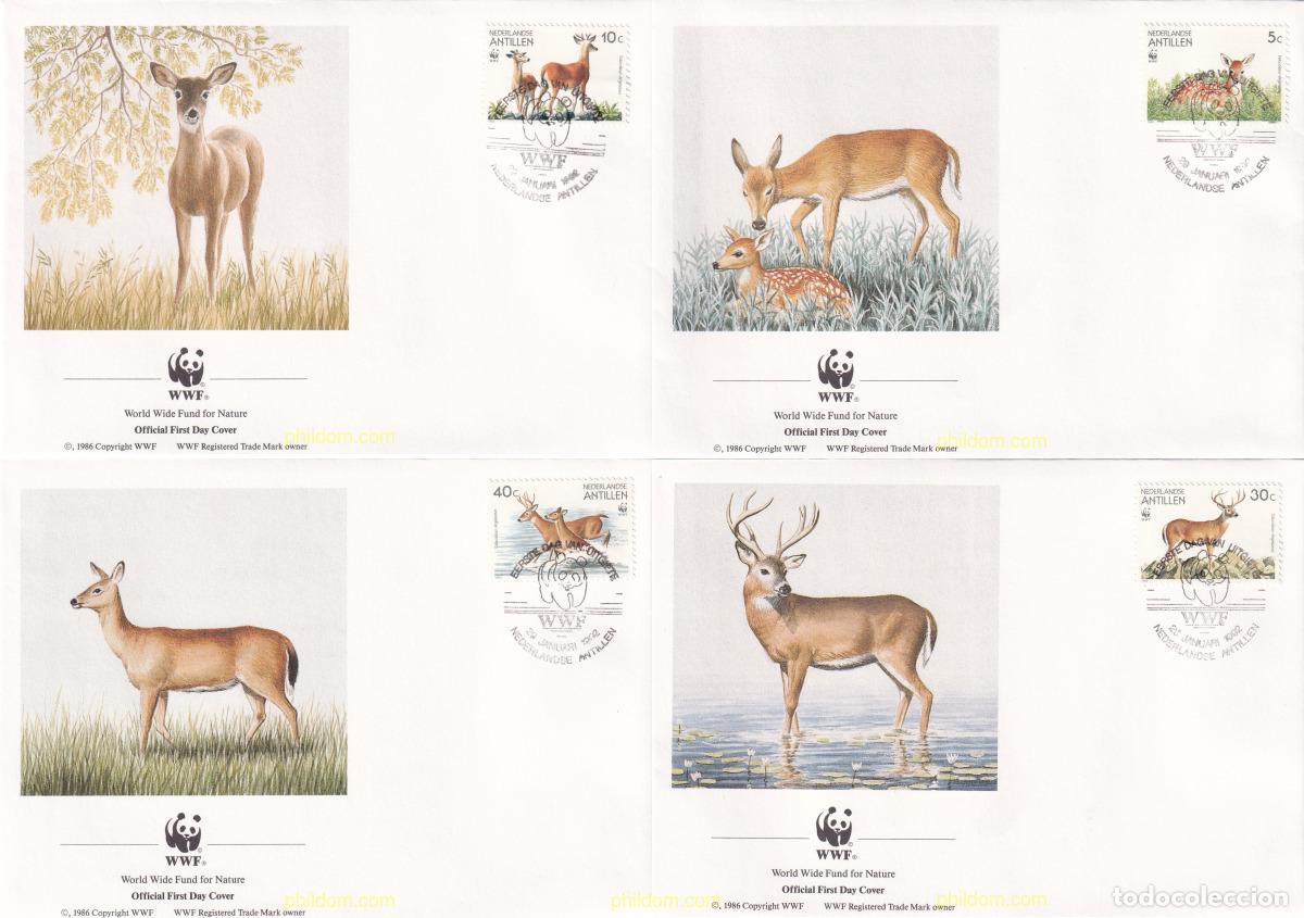 Sellos: 24756 MNH ANTILLAS HOLANDESAS 1992 CIERVO VIRGINIANO