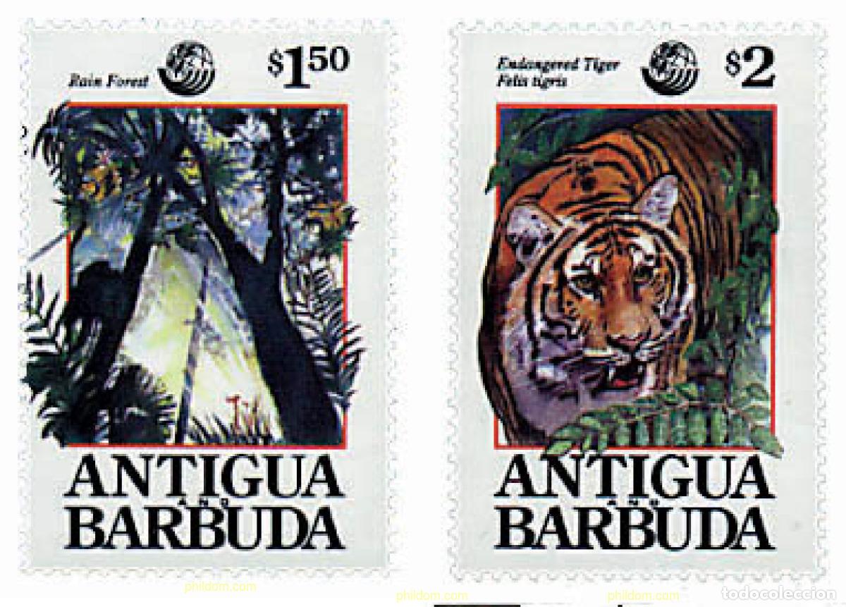 Sellos: 29251 MNH ANTIGUA Y BARBUDA 1992 CONFERENCIA DE LAS NACIONES UNIDAS SOBRE PROTECCION DE LA NATURALE