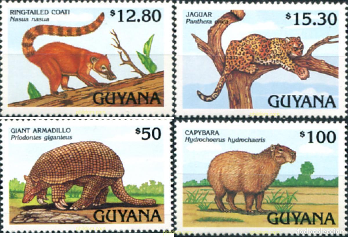Sellos: 321545 MNH GUYANA 1992 FAUNA