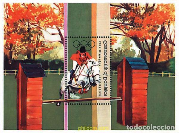 Sellos: 54650 MNH DOMINICA 1984 23 JUEGOS OLIMPICOS VERANO LOS ANGELES 1984