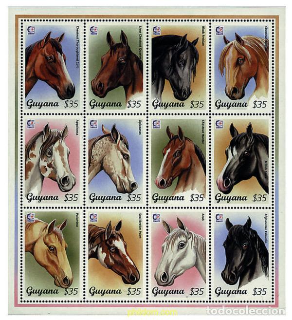 Sellos: 311759 MNH GUYANA 1995 SINGAPORE 95. EXPOSICION FILATELICA INTERNACIONAL