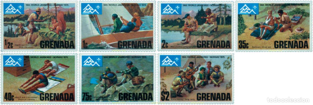 Sellos: 38858 MNH GRANADA 1975 14 JAMBOREE MUNDIAL EN NORUEGA