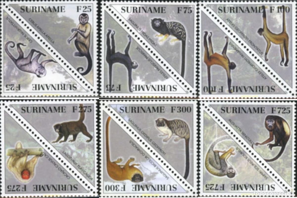 Sellos: 364946 MNH SURINAM 1997 SIMIOS