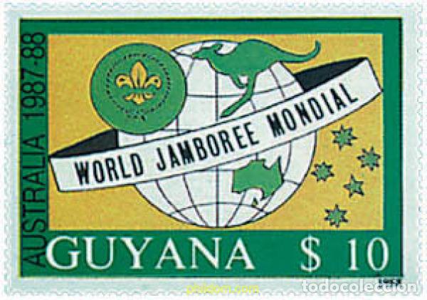 Sellos: 38128 MNH GUYANA 1989 JAMBOREE MUNDIAL EN AUSTRALIA