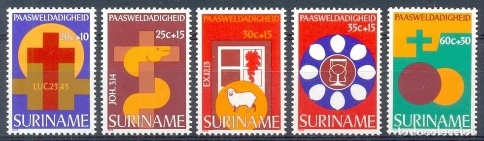 Sellos: SURINAM 1978 SERIE 5 STAMPS MNH EASTER PASCUA PAQUES OSTERN