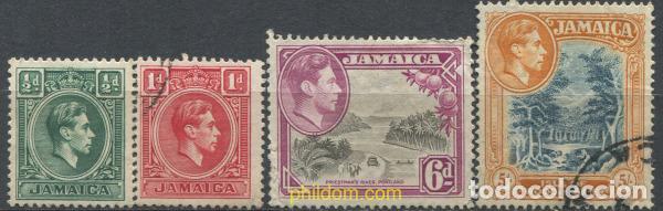 Sellos: 671096 USED JAMAICA 1938 JORGE VI
