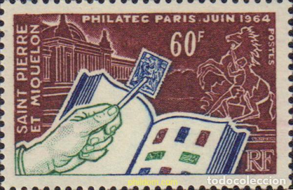 Sellos: 29784 MNH SAN PEDRO Y MIQUELON 1964 EXPOSICION FILATELICA INTER. -PHILATEC PARIS-