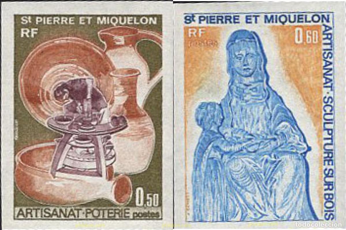 Sellos: 674624 MNH SAN PEDRO Y MIQUELON 1975 ARTESANIA
