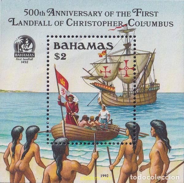 Sellos: 33614 MNH BAHAMAS 1992 500 ANIVERSARIO DEL DESCUBRIMIENTO DE AMERICA