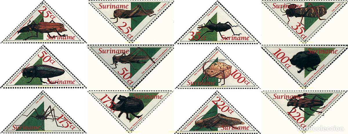 Sellos: 91263 MNH SURINAM 1993 INSECTOS