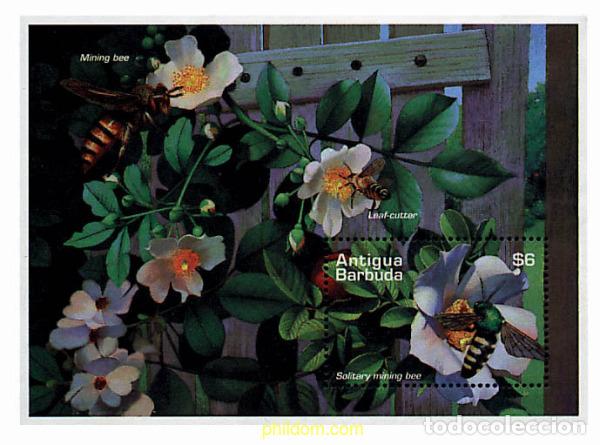 Sellos: 82037 MNH ANTIGUA Y BARBUDA 1995 LAS ABEJAS