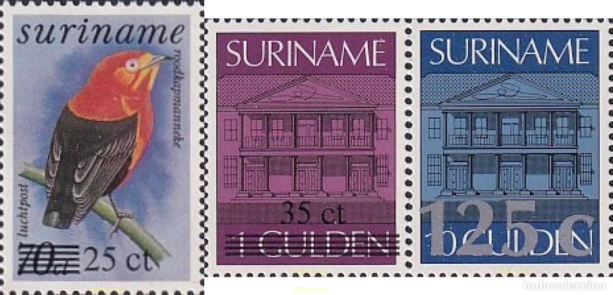 Sellos: 37018 MNH SURINAM 1987 SERIE BASICA