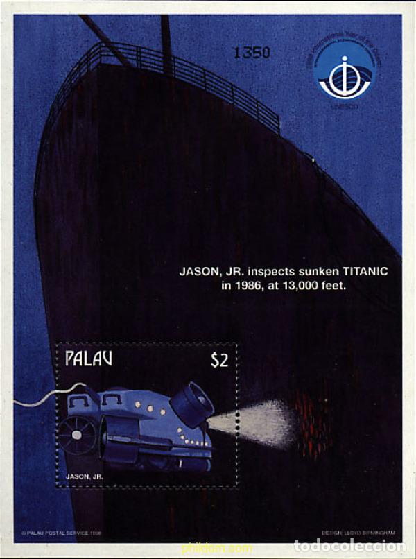Sellos: 233167 MNH PALAU 1998 A&Ntilde;O INTERNACIONAL DE LOS OCEANOS. ROBOTS SUBMARINOS