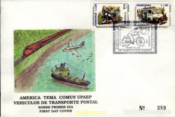 Sellos: 17030 MNH HONDURAS 1995 AMERICA-UPAEP 1994 - TRANSPORTES POSTALES
