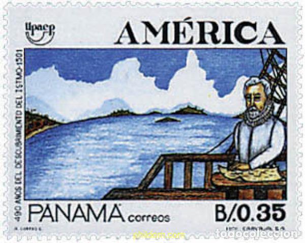 Sellos: 30962 MNH PANAMA 1991 AMERICA-UPAEP 1991 - VIAJES DEL DESCUBRIMIENTO