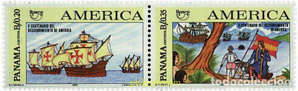 Sellos: 148327 MNH PANAMA 1992 AMERICA-UPAEP 1992 - V CENTENARIO DEL DESCUBRIMIENTO