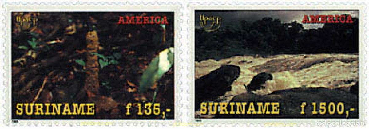 Sellos: 91268 MNH SURINAM 1995 AMERICA-UPAEP 1995 - DEFENSA DEL MEDIO AMBIENTE
