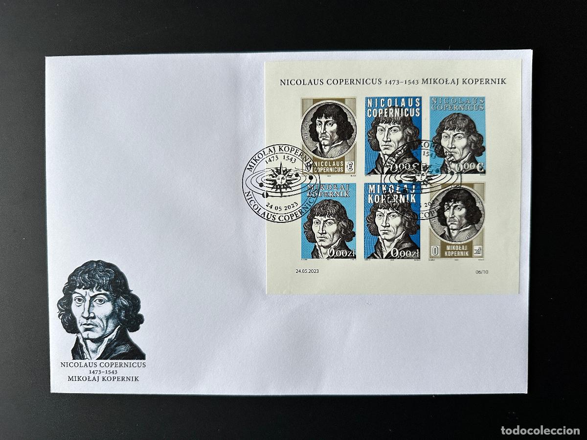 Stamps: 0&euro; 2023 - Ficha colectiva FDC IMPERF &laquo;Nicolaus Copernicus&raquo; Matej Gabris