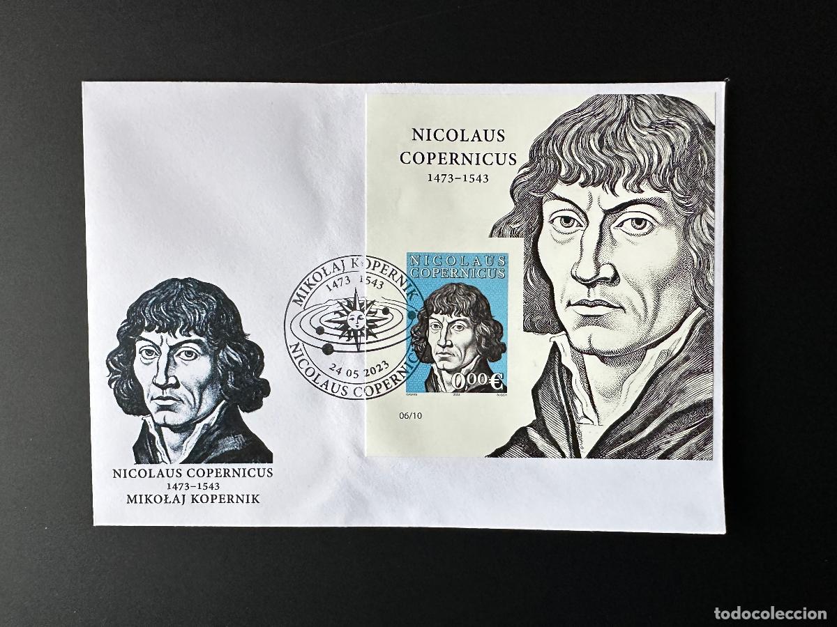 Stamps: 0&euro; 2023 - FDC IMPERF Souvenir 'Nicolaus Copernicus' Matej Gabris tipo II