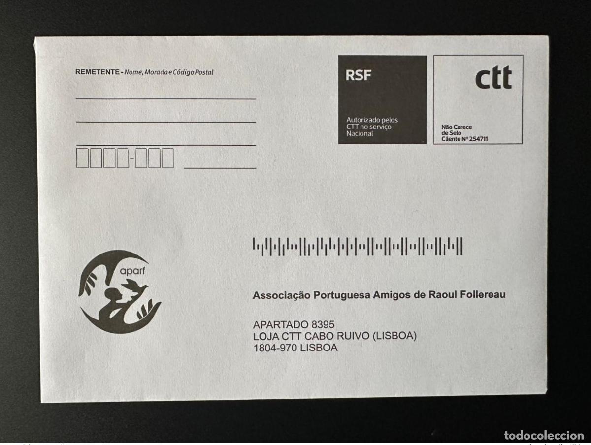 Sellos: Portugal Papeler&iacute;a Entier Inteiro Associa&ccedil;ao Amigos Raoul Follereau Lepra