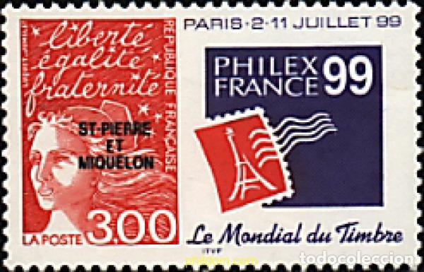 Sellos: 79676 MNH SAN PEDRO Y MIQUELON 1998 PHILEXFRANCE 99. EXPOSICION FILATELICA MUNDIAL EN PARIS