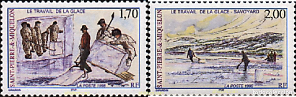 Sellos: 35661 MNH SAN PEDRO Y MIQUELON 1998 TRABAJO DEL HIELO