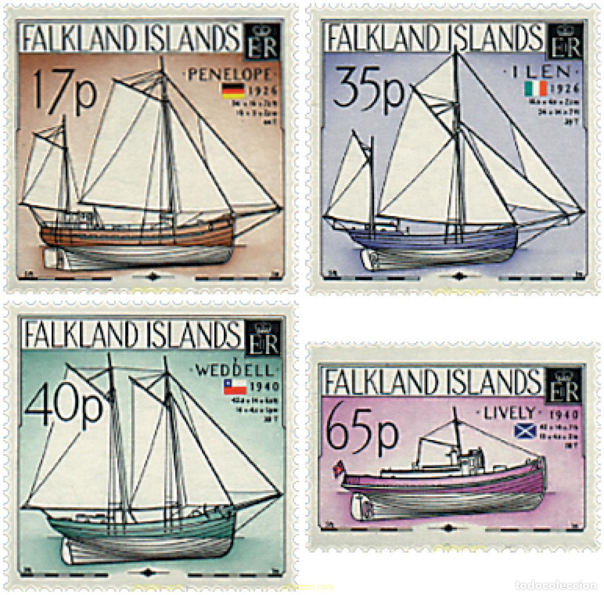 Sellos: 35916 MNH FALKLAND 1998 BARCOS LOCALES