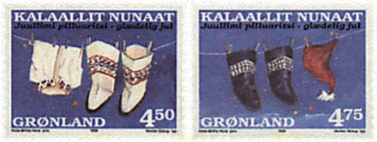 Sellos: 46420 MNH GROENLANDIA 1998 NAVIDAD