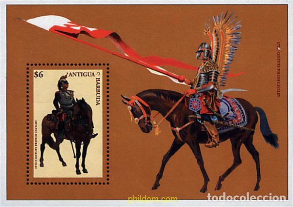 Sellos: 32319 MNH BARBUDA 1998 LA CABALLERIA A TRAVES DE LOS A&Ntilde;OS