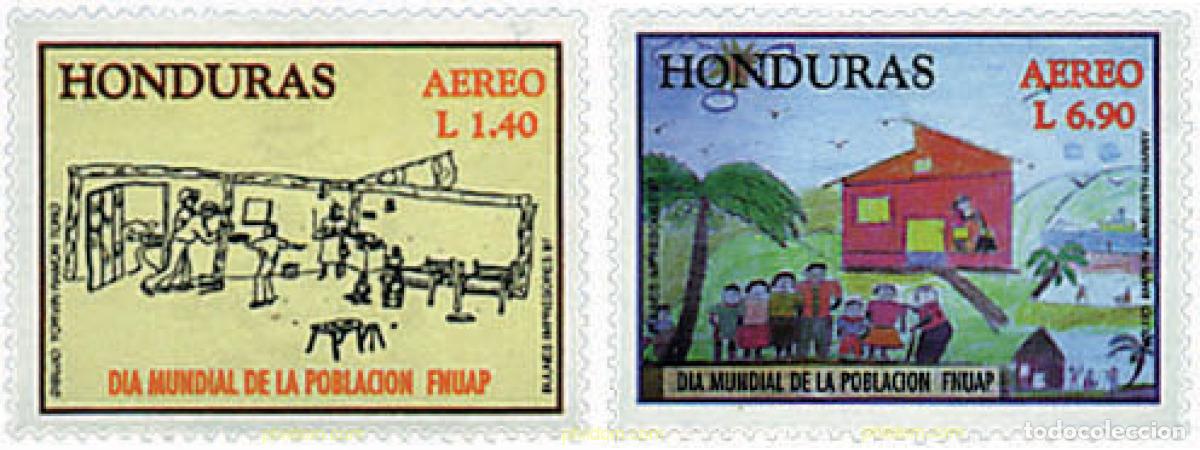 Sellos: 51283 MNH HONDURAS 1997 DIA MUNDIAL DE LA POBLACION
