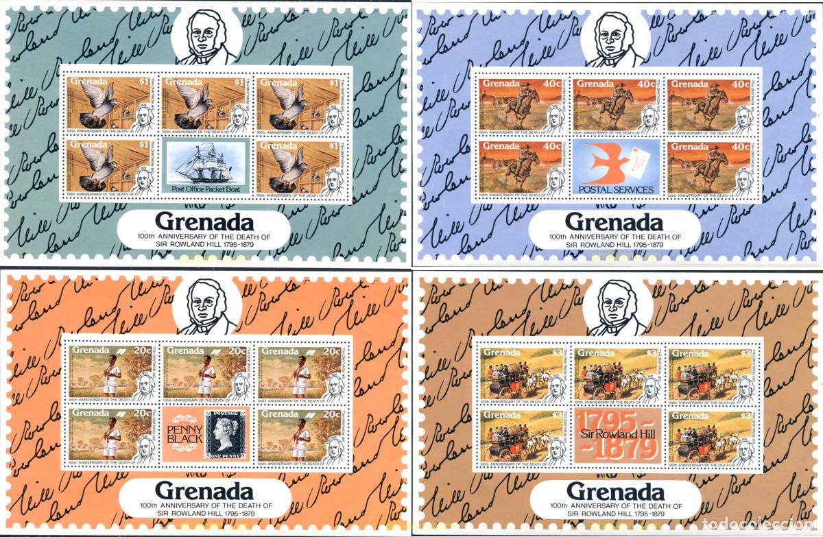 Sellos: 141413 MNH GRANADA 1979 CENTENARIO DE LA MUERTE DE SIR ROWLAND HILL