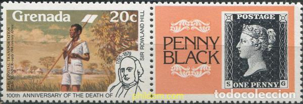 Sellos: 678301 MNH GRANADA 1979 CENTENARIO DE LA MUERTE DE SIR ROWLAND HILL