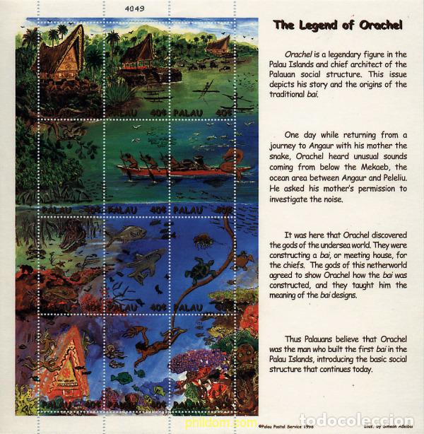 Timbres: 337197 MNH PALAU 1998 LA LEYENDA DE ORACHEL