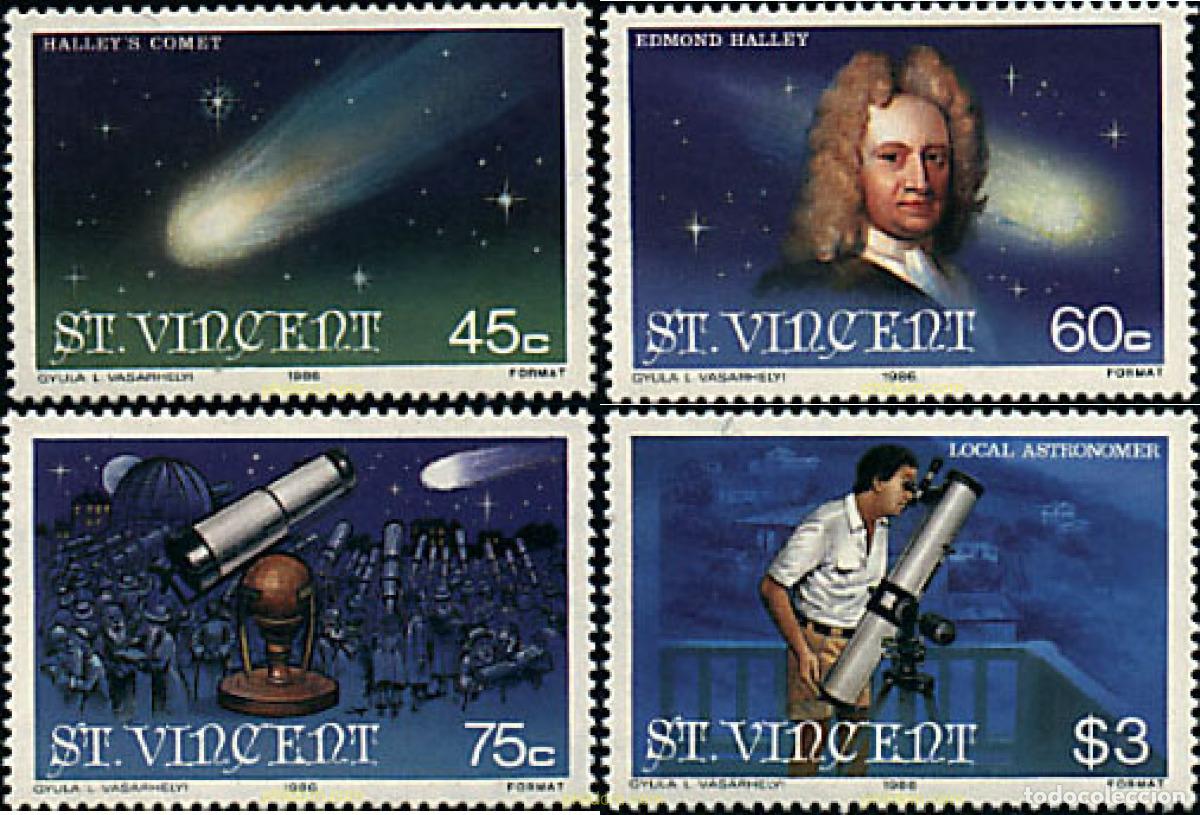 Timbres: 152805 MNH SAN VICENTE 1986 COMETA HALLEY