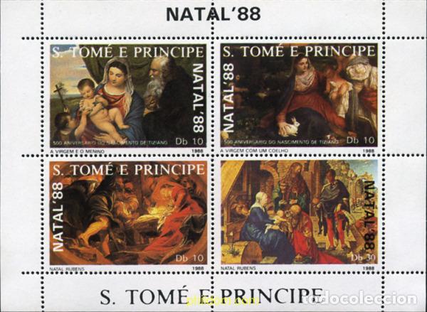 Timbres: 275040 MNH SANTO TOME Y PRINCIPE 1988 NAVIDAD